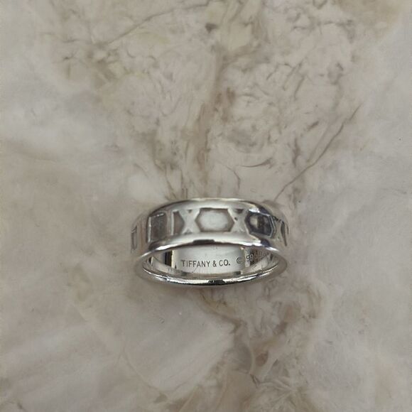 Tiffany & Co. Atlas 925 Sterling Silver Ring - Picture 11 of 11